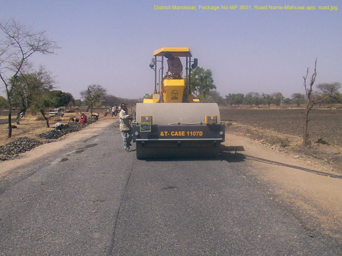 District-Mandsoar, Package No-MP 3601, Road Name-Mahuwa app. road